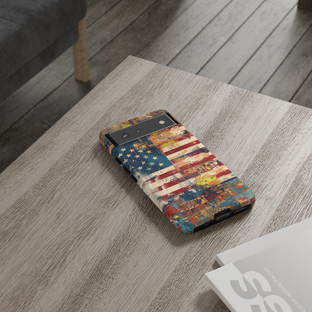 Impact Resistant, American Flag, Cute Phone Cases for Samsung S24, S23, S22, S21, IPhone 15 pro Iphone 14 pro Iphone 13 IPhone 12 Iphone 11 - Studio40ParkLane