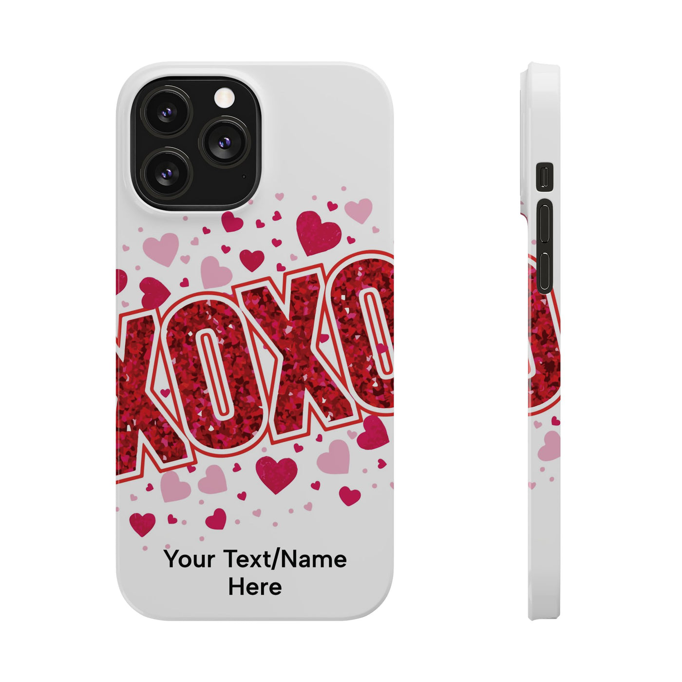 Slim Custom Personalized Valentine Love Gift for Her Cute Phone Cases for Iphone 16 Pro Max | iPhone 15 Case | iPhone 15 Pro Max Case, Iphone 14, 13, 12, 11, 10, 8, 7