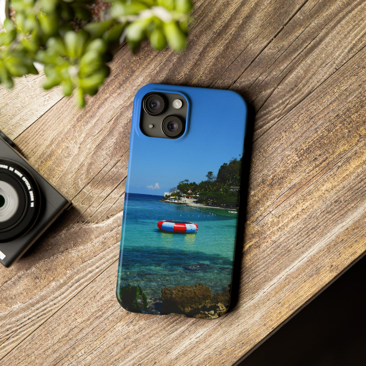 Slim Cute Phone Cases for Iphone - | iPhone 15 Case | iPhone 15 Pro Max Case, Iphone 14 Case, Iphone 14 Pro Max, Iphone 13, Summer Jamaica Beach