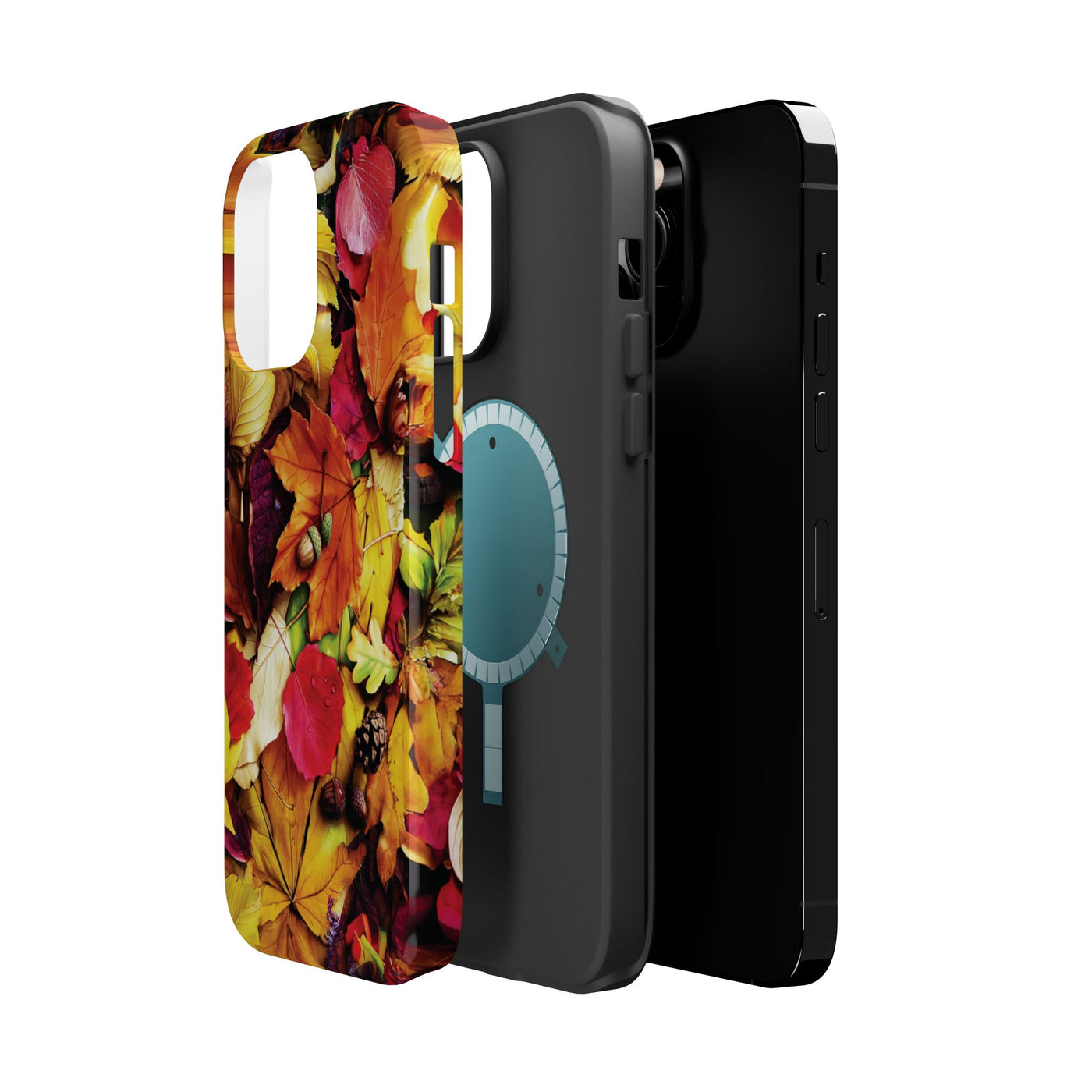 Aesthetic Tough Magsafe Fall Leaves Foliage Phone Case - For iPhone 17 Pro Max iPhone 16 Pro iPhone 15 Iphone 14 Plus 13 Pro 12 11 10 - Studio40ParkLane