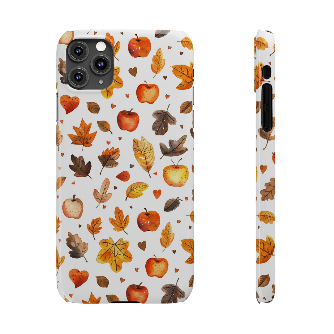 Slim Fall Autumn Leaves Gift for Her Cute Phone Cases for Iphone 16 | iPhone 15 Case | iPhone 15 Pro Max Case, Iphone 14, Iphone 14 Pro Max, Iphone 13, Slim - Studio40ParkLane