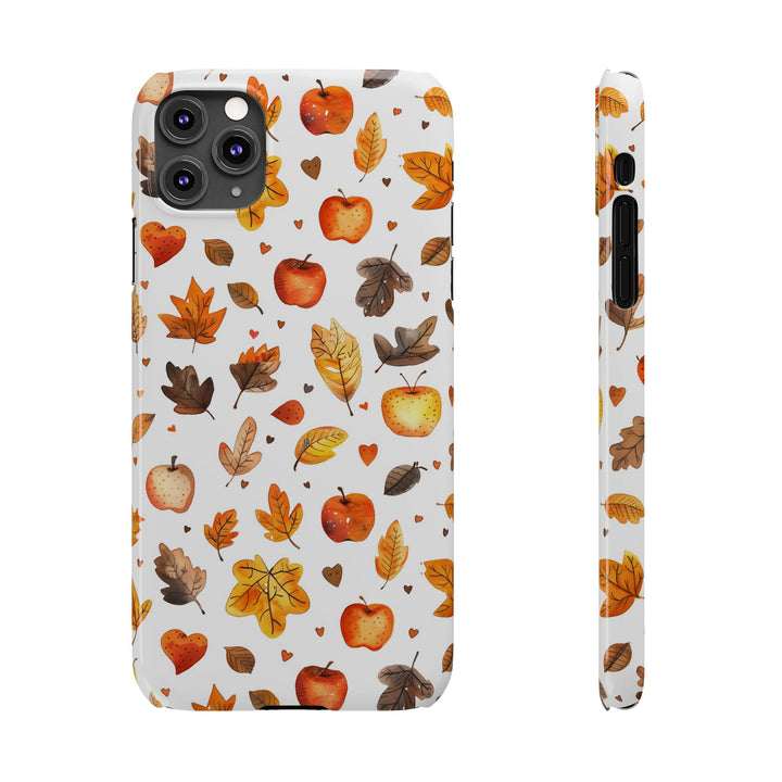 Slim Fall Autumn Leaves Gift for Her Cute Phone Cases for Iphone 16 | iPhone 15 Case | iPhone 15 Pro Max Case, Iphone 14, Iphone 14 Pro Max, Iphone 13, Slim - Studio40ParkLane