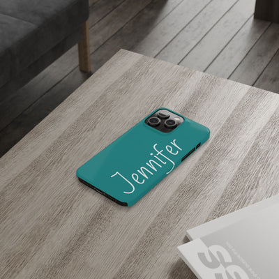 Personalized Initial Name Custom Slim Phone Cases for Iphone 16 Pro Max | iPhone 15 Case | iPhone 15 Pro Max Case, Iphone 14, 13, 12, 11, 10, 8, 7 - Studio40ParkLane