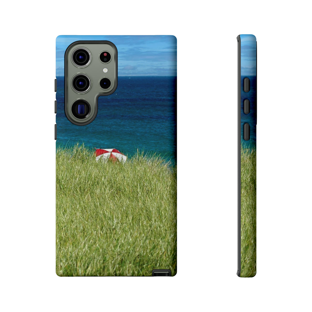 Cute Samsung Phone Case | Aesthetic Samsung Phone Case | Beach Umbrella | Galaxy S23, S22, S21, S20 | Luxury Double Layer | Cool - Studio40ParkLane