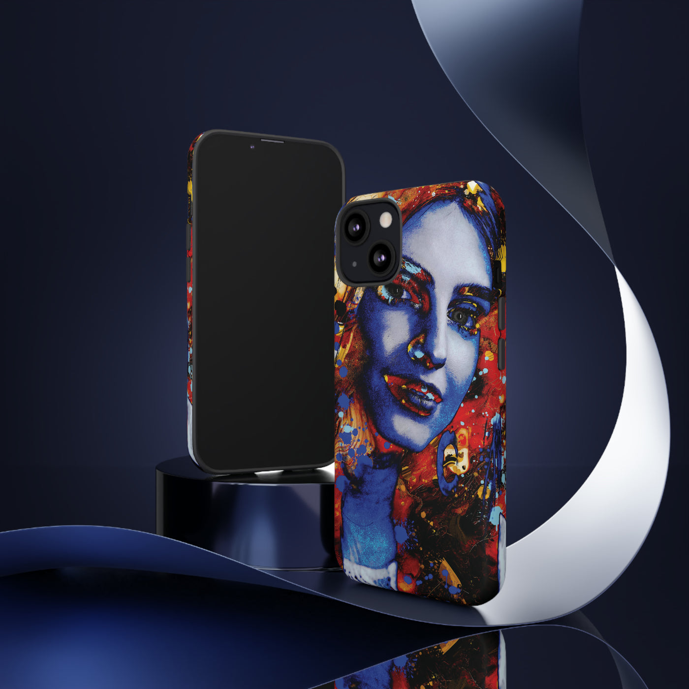 Cool IPhone Case | Marble Splash Face, iPhone 15 Case | iPhone 15 Pro Case, Iphone 14 Case, Iphone 14 Pro Max Case, Protective Iphone Case