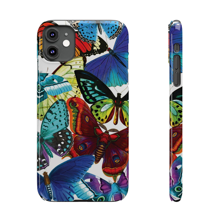 Slim Bright Butterflies Gift for Her Cute Phone Cases for Iphone 16 Pro Max | iPhone 15 Case | iPhone 15 Pro Max Case, Iphone 14, Iphone 14 Pro Max, Iphone 13 12 11 8 7 - Studio40ParkLane