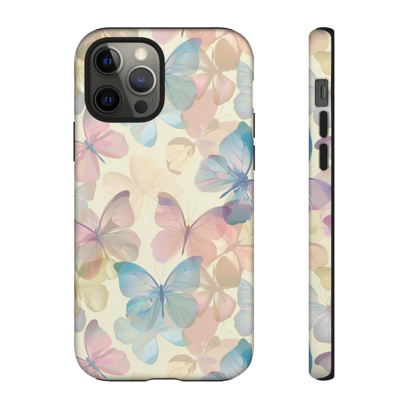 Cute Samsung Case | Cool Iphone Case | Summer Pastel Butterflies, Samsung S24, S23, S22, S21, IPhone 15 Case | Iphone 14 Case, Iphone 13 Case