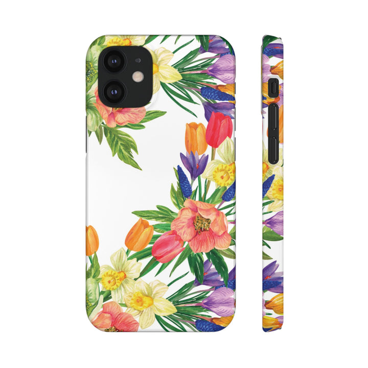 Sleek Snap Spring Summer Flowers Cute Phone Case for iPhone 16 15 14 13 12 11 X Xs Max Xr Pro Plus Samsung Galaxy S24 S23 S22 S21 S20 Ultra