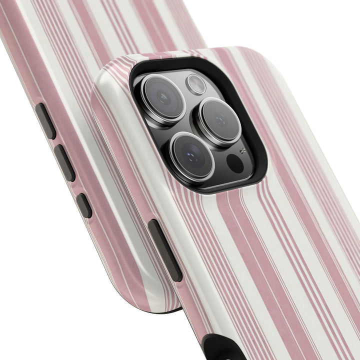MagSafe Cute Phone Case, Coastal Striped Phone Case for iPhone 17 16 15 14 13 12 Pro Max, Samsung S26 S25 S24 Ultra case - Studio40ParkLane