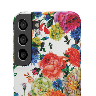 Snap Spring Flowers Cute Phone Cases for Samsung S24, S23, S22, S21, S20, Plus and Ultra, Iphone 16 Pro Max, Iphone 15, 14, 13, 12, 11, 10 - Studio40ParkLane