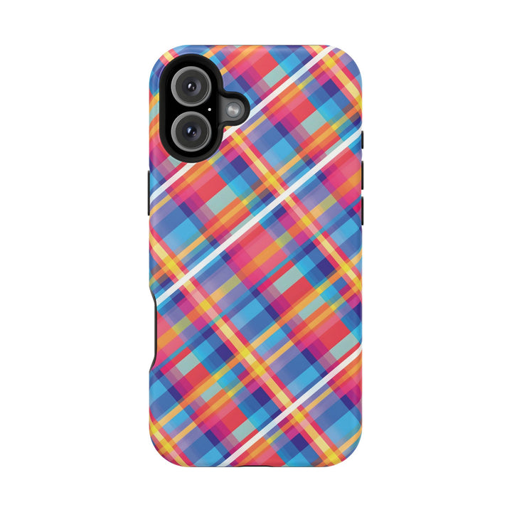 Checkered Plaid Magsafe Gift for Her Cute Phone Case for Iphone, | iPhone 16 | iPhone 15 Pro Max, Iphone 14 Pro Max, 13 12 11 10 9 8 7 - Studio40ParkLane