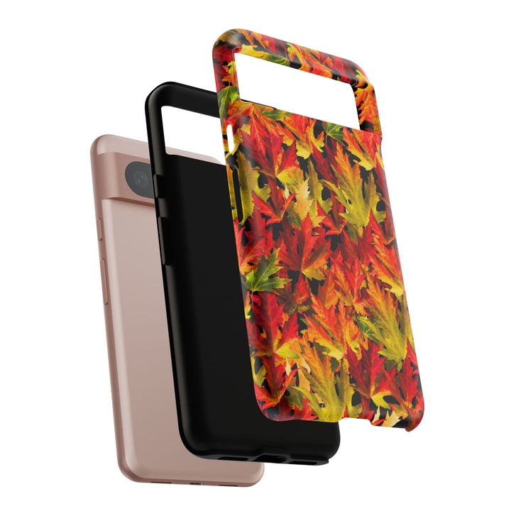Fall Leaves Impact Resistant, Cute Phone Cases for Samsung S24, S23, S22, S21, IPhone 15 pro Iphone 14 pro Iphone 13 IPhone 12 Iphone 11 - Studio40ParkLane