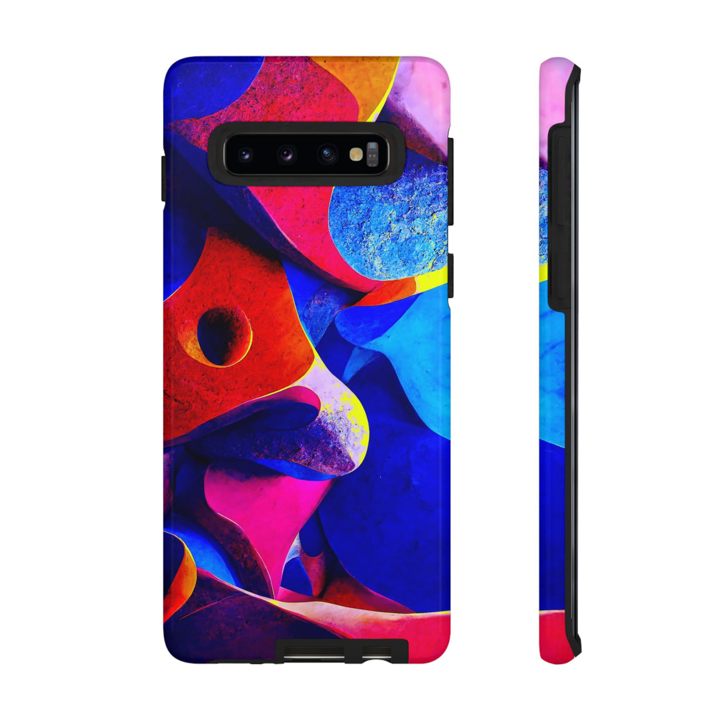 Impact Resistant, Abstract Shapes, Cute Phone Cases for Samsung S24, S23, S22, S21, IPhone 15 pro Iphone 14 pro Iphone 13 IPhone 12 Iphone 11