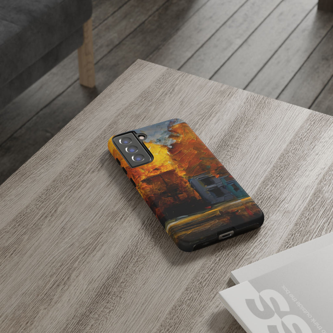 Impact Resistant, Fall Leaves Oil Painting, Cute Phone Cases for Samsung S24, S23, S22, S21, IPhone 15 pro Iphone 14 pro Iphone 13 IPhone 12 Iphone 11 - Studio40ParkLane