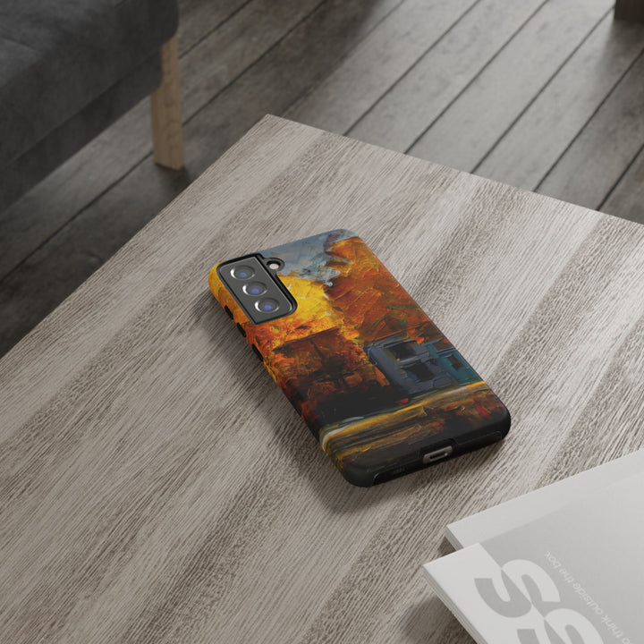 Impact Resistant, Fall Leaves Oil Painting, Cute Phone Cases for Samsung S24, S23, S22, S21, IPhone 15 pro Iphone 14 pro Iphone 13 IPhone 12 Iphone 11 - Studio40ParkLane