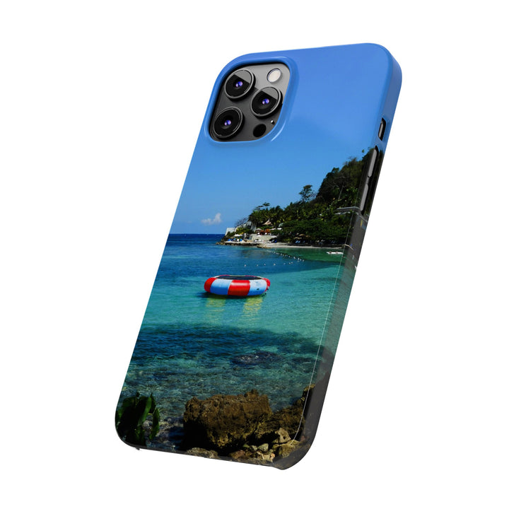 Slim Cute Phone Cases for Iphone - | iPhone 15 Case | iPhone 15 Pro Max Case, Iphone 14 Case, Iphone 14 Pro Max, Iphone 13, Summer Jamaica Beach - Studio40ParkLane