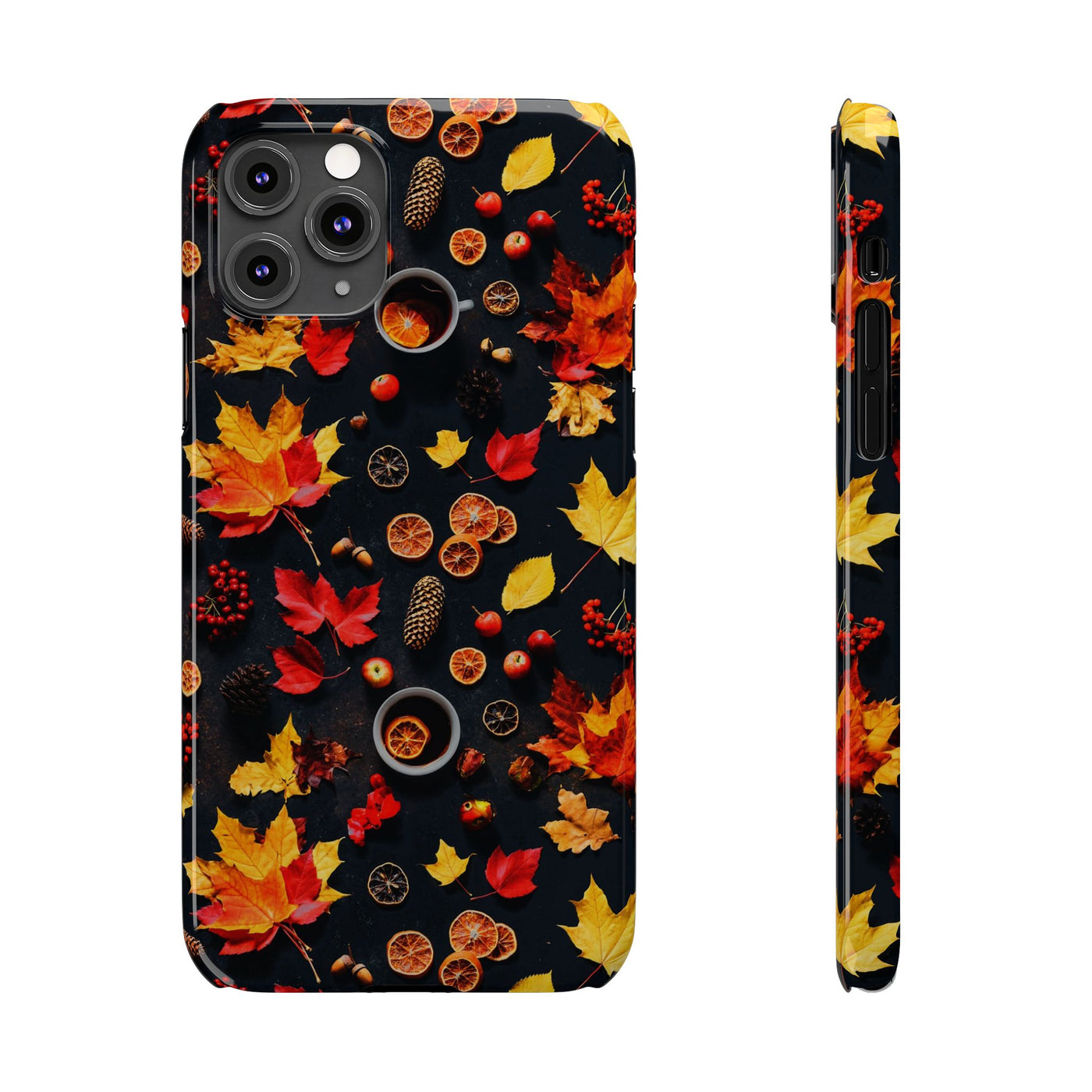 Slim Cute Fall Leaves Collage Phone Cases for Iphone | iPhone 15 Case | iPhone 15 Pro Max Case, Iphone 14, Iphone 14 Pro Max, Iphone 13, Iphone 16