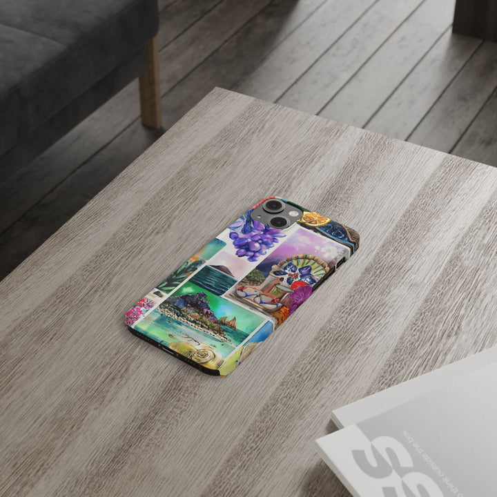 Slim Travel Coquette Collage Cute Phone Cases for Iphone | iPhone 15 Case | iPhone 15 Pro Max Case, Iphone 14, Iphone 14 Pro Max, Iphone 13 - Studio40ParkLane
