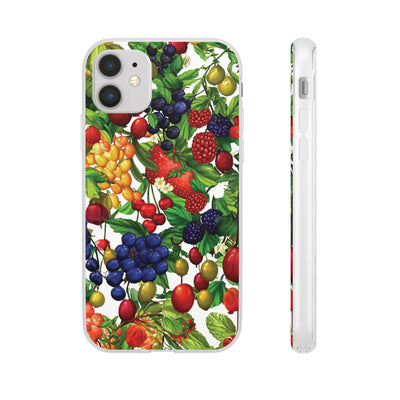 Cute Flexi Phone Cases, For Samsung Galaxy and Iphone, Summer Mixed Fruit, Galaxy S23 Phone Case, Samsung S22 Case, Samsung S21, Iphone 15, Iphone 14, Iphone 13