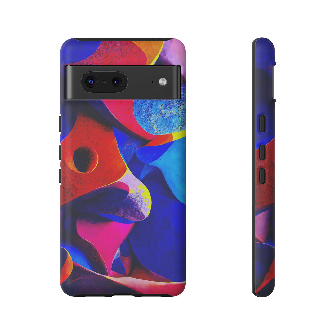 Impact Resistant, Abstract Shapes, Cute Phone Cases for Samsung S24, S23, S22, S21, IPhone 15 pro Iphone 14 pro Iphone 13 IPhone 12 Iphone 11 - Studio40ParkLane