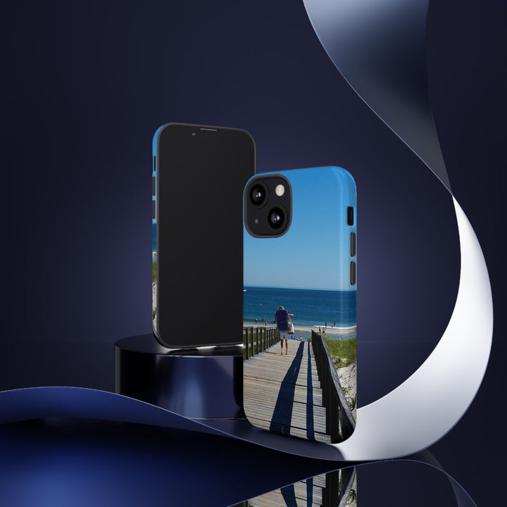 Cute Samsung Case | Cool Iphone Case | Summer Beach Walk, Samsung S24, S23, S22, S21, IPhone 15 Case | Iphone 14 Case, Iphone 13 Case - Studio40ParkLane