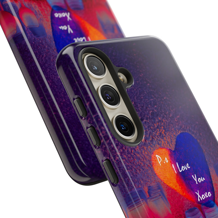 Cute Samsung Case | Cool Iphone Case | PS I love You - Heart, Samsung S24, S23, S22, S21, IPhone 15 Case | Iphone 14 Case, Iphone 13 Case - Studio40ParkLane