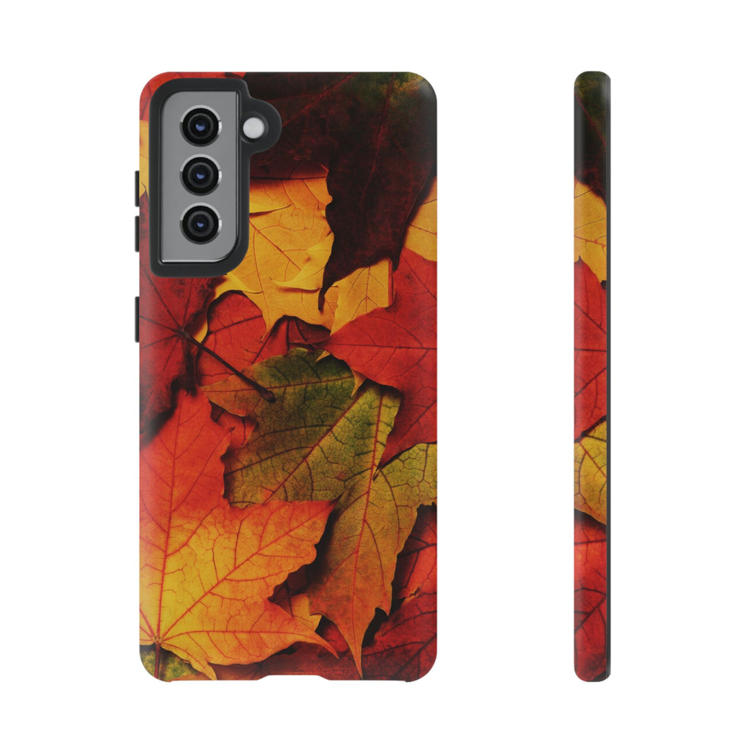 Autumn Fall Leaves Gift Cute Phone Case for, Samsung Galaxy S24, S23, S22, S21, IPhone 16 Case | Iphone 15, Iphone 14, IPhone 13 Case Mom Dad Gift - Studio40ParkLane