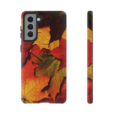 Autumn Fall Leaves Gift Cute Phone Case for, Samsung Galaxy S24, S23, S22, S21, IPhone 16 Case | Iphone 15, Iphone 14, IPhone 13 Case Mom Dad Gift