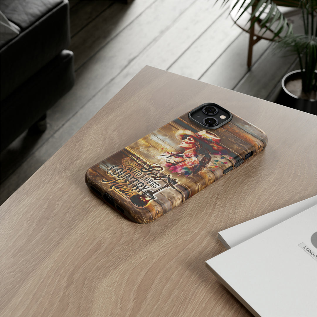 Cute IPhone Case | Country Music Girl iPhone 15 Case | iPhone 15 Pro Case, Iphone 14 Case, Iphone 14 Pro Max Case, Protective Iphone Case - Studio40ParkLane