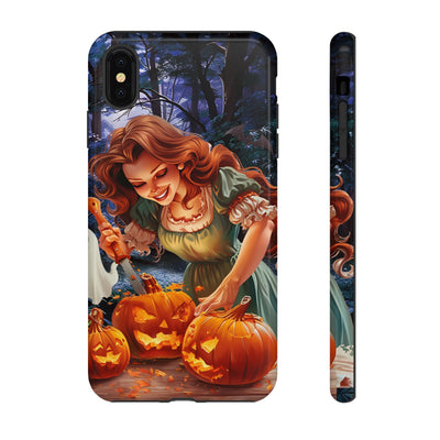 Autumn Fall Pumpkin Fairy Gift for Her Cute Phone Case for, Samsung Galaxy S24, S23, S22, S21, IPhone 16 Case | Iphone 15, Iphone 14, IPhone 13 Case