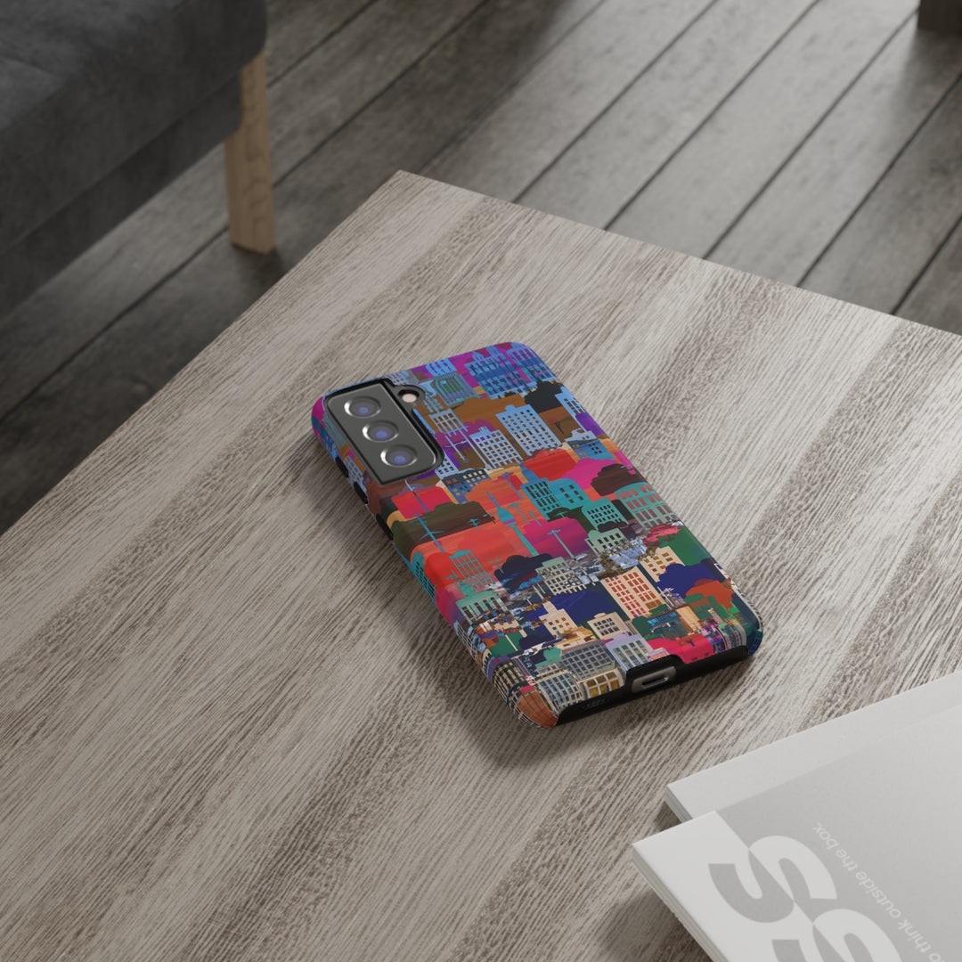 Cute Samsung Case | Cool Iphone Case | Summer City Skyline, Samsung S24, S23, S22, S21, IPhone 15 Case | Iphone 14 Case, Iphone 13 Case - Studio40ParkLane