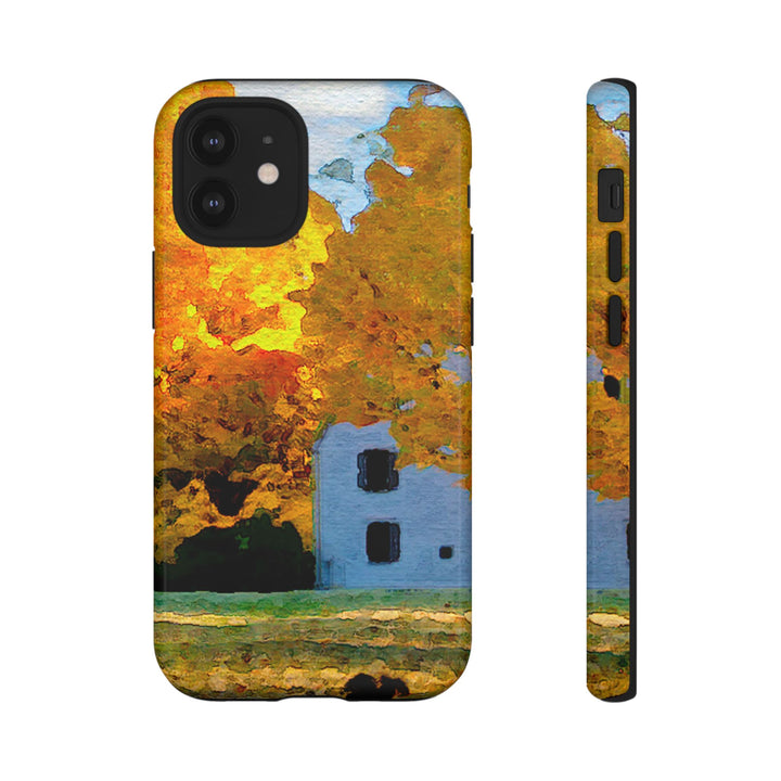 Impact Resistant, Fall Leaves Watercolor, Cute Phone Cases for Samsung S24, S23, S22, S21, IPhone 15 pro Iphone 14 pro Iphone 13 IPhone 12 Iphone 11 - Studio40ParkLane