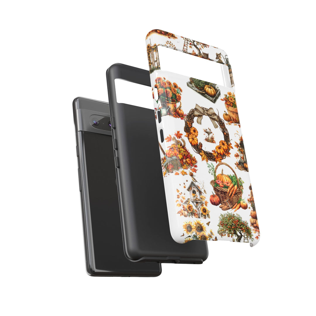 Impact Resistant, Fall Leaves Collage, Cute Phone Cases for Samsung S24, S23, S22, S21, IPhone 15 pro Iphone 14 pro Iphone 13 IPhone 12 Iphone 11 - Studio40ParkLane