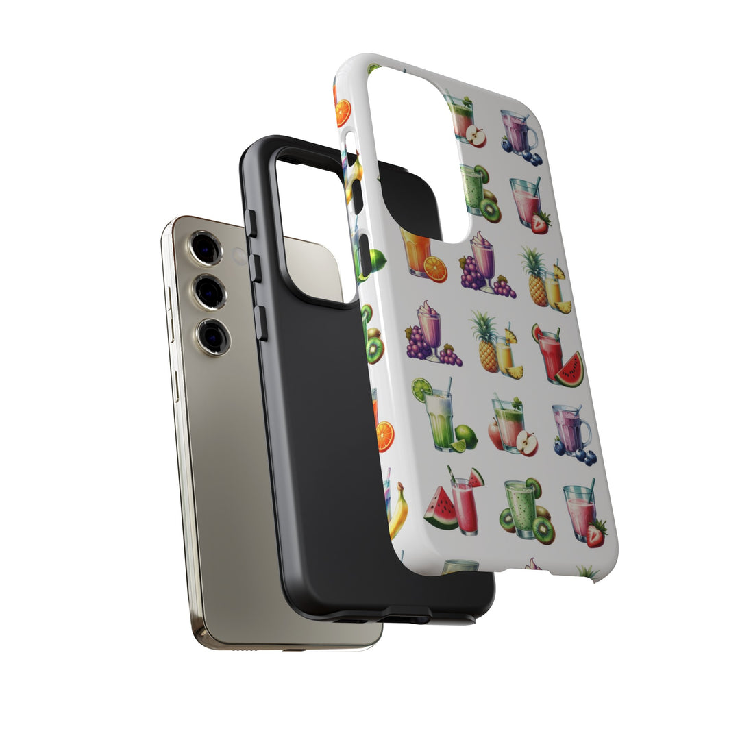 Cute Samsung Case | Cool Iphone Case | Tropical Summer Fruit Cocktail, Samsung S24, S23, S22, S21, IPhone 15 Case | Iphone 14 Case, Iphone 13 Case - Studio40ParkLane