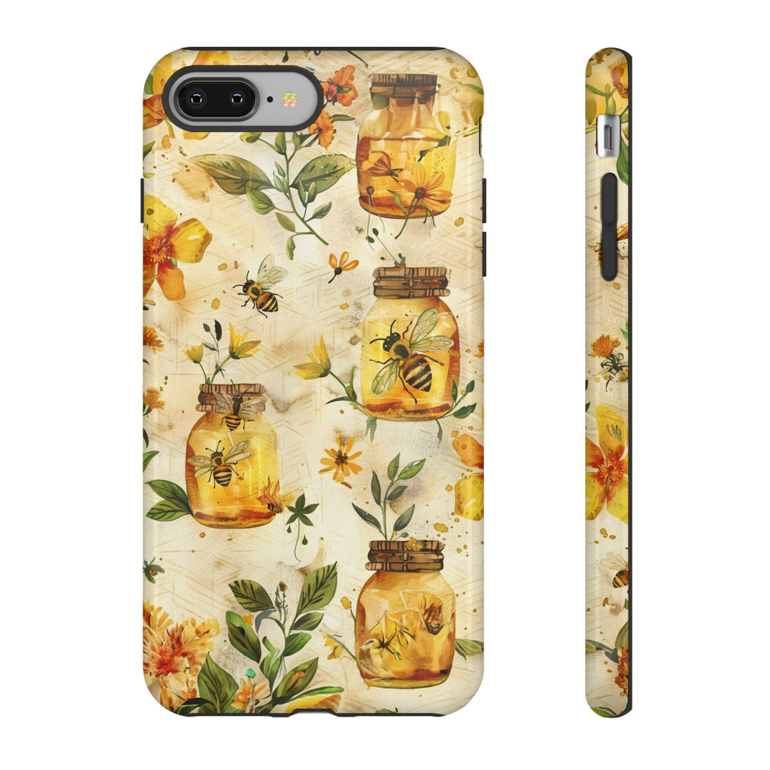 Impact Resistant, Honey Bees, Cute Phone Cases for Samsung S24, S23, S22, S21, IPhone 15 pro Iphone 14 pro Iphone 13 IPhone 12 Iphone 11 - Studio40ParkLane