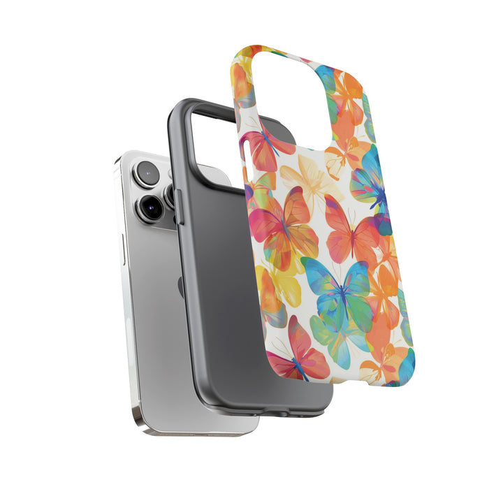 Cute Samsung Case | Cool Iphone Case | Summer Bright Butterflies, Samsung S24, S23, S22, S21, IPhone 15 Case | Iphone 14 Case, Iphone 13 Case - Studio40ParkLane