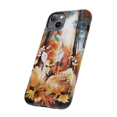 Autumn Fall Deer Forest Gift for Her Cute Phone Case for, Samsung Galaxy S24, S23, S22, S21, IPhone 16 Case | Iphone 15, Iphone 14, IPhone 13 Case