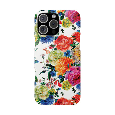 Slim Spring Flowers Gift for Her Cute Phone Cases for Iphone 16 Pro Max | iPhone 15 Case | iPhone 15 Pro Max Case, Iphone 14, 13, 12, 11, 10, 8, 7 - Studio40ParkLane