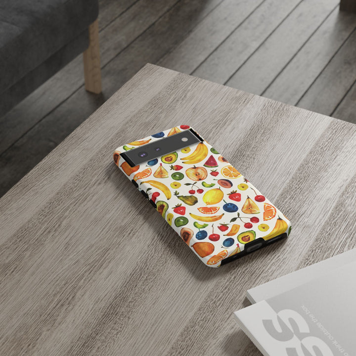Impact Resistant, Mixed Fruits, Cute Phone Cases for Samsung S24, S23, S22, S21, IPhone 15 pro Iphone 14 pro Iphone 13 IPhone 12 Iphone 11 - Studio40ParkLane