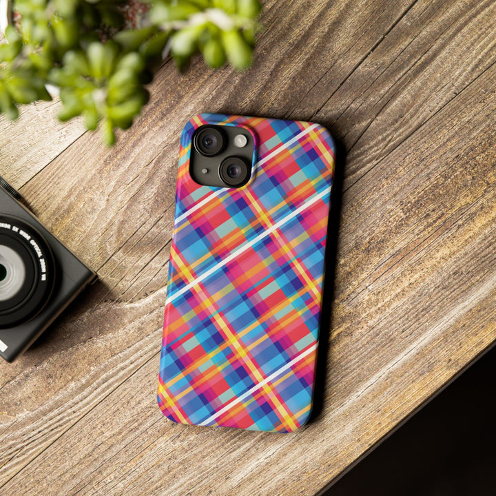 Slim Checkered Plaid Gift for Her Cute Phone Cases for Iphone 16 Pro Max | iPhone 15 Case | iPhone 15 Pro Max Case, Iphone 14, 13, 12, 11, 10, 8, 7 - Studio40ParkLane