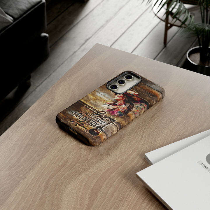 Cute Samsung Phone Case | Aesthetic Samsung Phone Case | Galaxy S23, S22, S21, S20 | Country Music Girl, Protective Phone Case - Studio40ParkLane