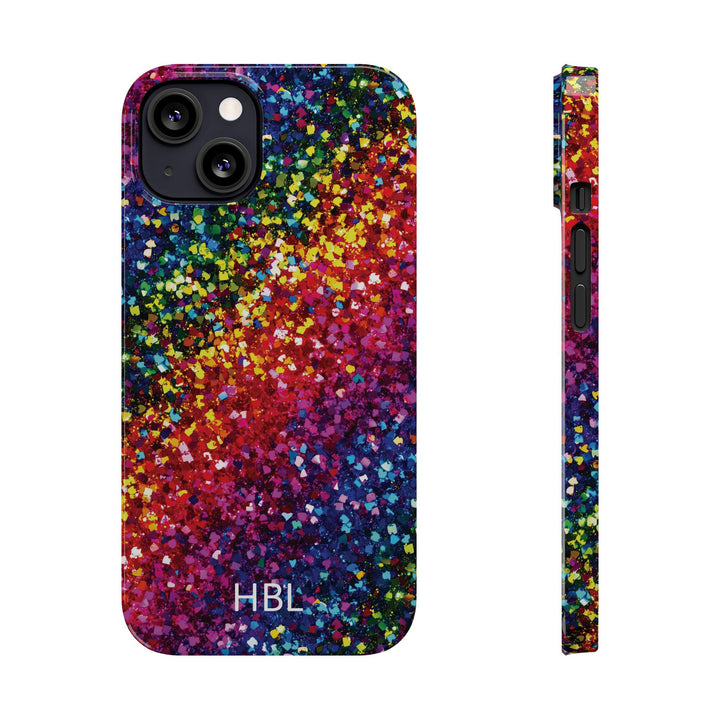 Slim Personalized Slim Muted Faux Play on Glitter Effect Cute Phone Cases for Iphone 16 Pro Max | iPhone 15 Case | iPhone 15 Pro Max Case, Iphone 14, Iphone 14 Pro Max, Iphone 13 12 11 8 7 - Studio40ParkLane