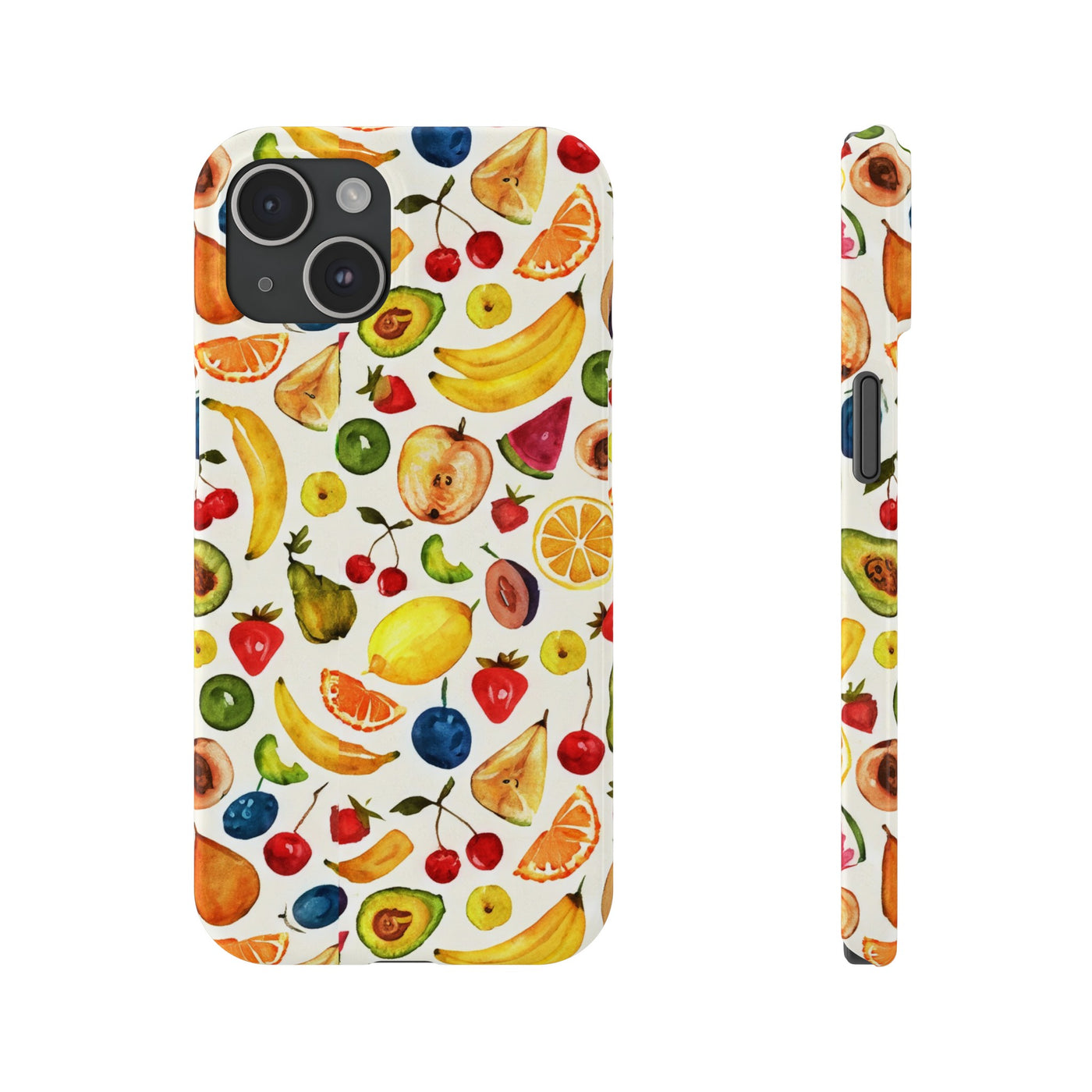 Fruit Mix Display Slim Cute Phone Cases for Iphone  | iPhone 15 Case | iPhone 15 Pro Max Case, Iphone 14, Iphone 14 Pro Max, Iphone 13