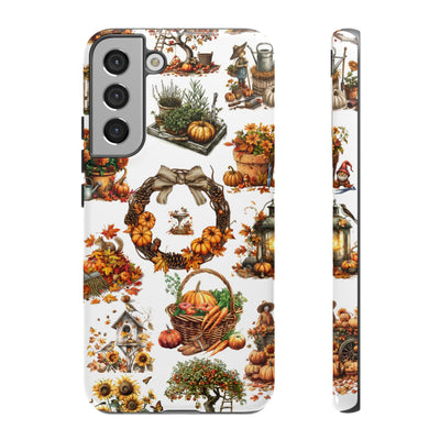 Impact Resistant, Fall Leaves Collage, Cute Phone Cases for Samsung S24, S23, S22, S21, IPhone 15 pro Iphone 14 pro Iphone 13 IPhone 12 Iphone 11