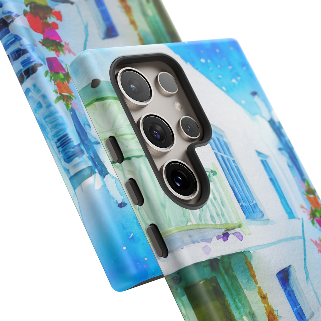 Impact Resistant, Greece House, Cute Phone Cases for Samsung S24, S23, S22, S21, IPhone 15 pro Iphone 14 pro Iphone 13 IPhone 12 Iphone 11 - Studio40ParkLane