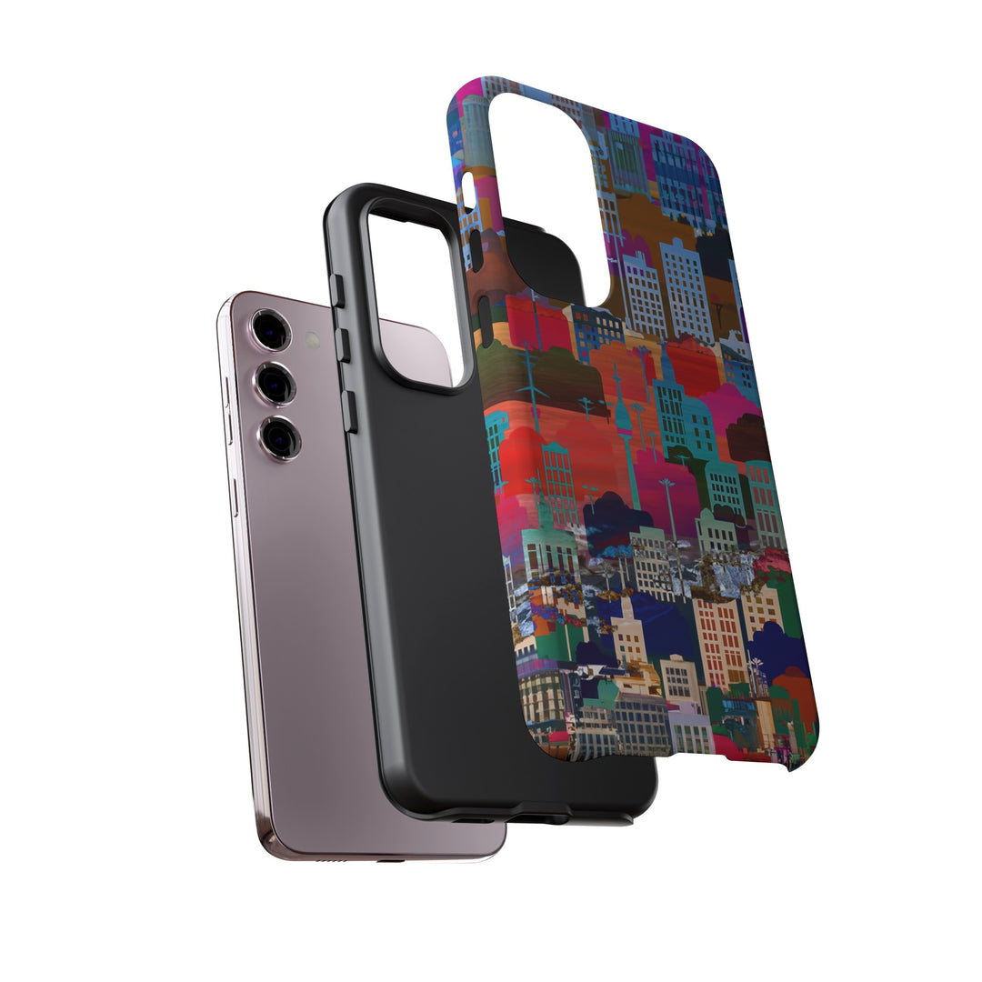 Cute Samsung Case | Cool Iphone Case | Summer City Skyline, Samsung S24, S23, S22, S21, IPhone 15 Case | Iphone 14 Case, Iphone 13 Case - Studio40ParkLane
