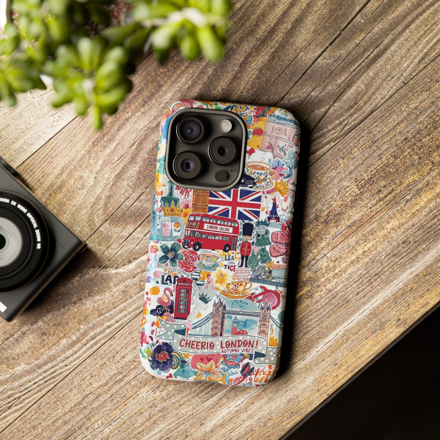 London England Coquette Collage Tough Premium Phone Case - For iPhone 17 Pro Max iPhone 16 Pro iPhone 15 Iphone 14 Plus 13 Pro 12 11 10 XR - Studio40ParkLane