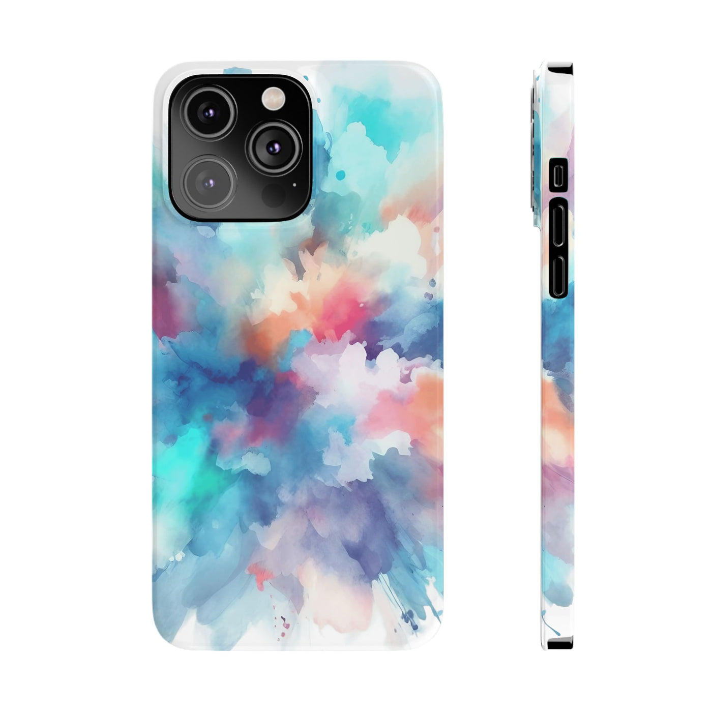 Slim Cute Phone Cases Paint Splash for Iphone 16 Pro Max | iPhone 15 Case | iPhone 15 Pro Max Case, Iphone 14, Iphone 14 Pro Max, Iphone 13 12 11 8 7