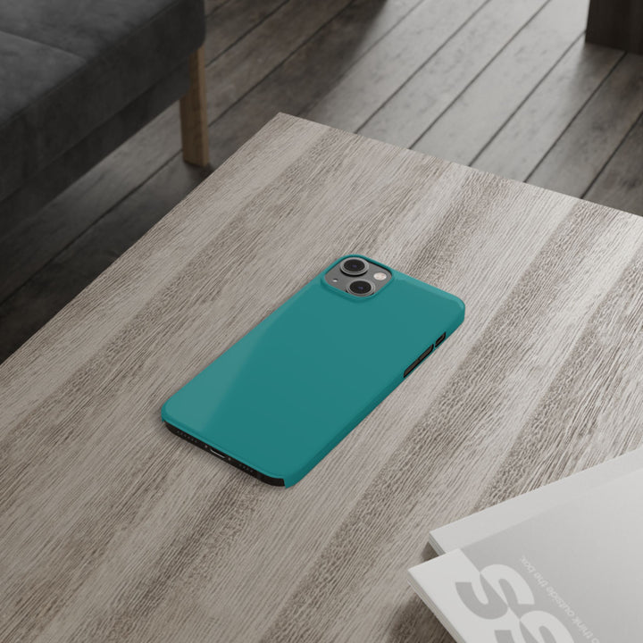 Slim Turquoise Blue Gift for Her Aesthetic Cute Phone Case for Iphone 16 - | iPhone 15 Pro Max Case | iPhone 14 Case 13 12 11 10 9 8 7 - Studio40ParkLane