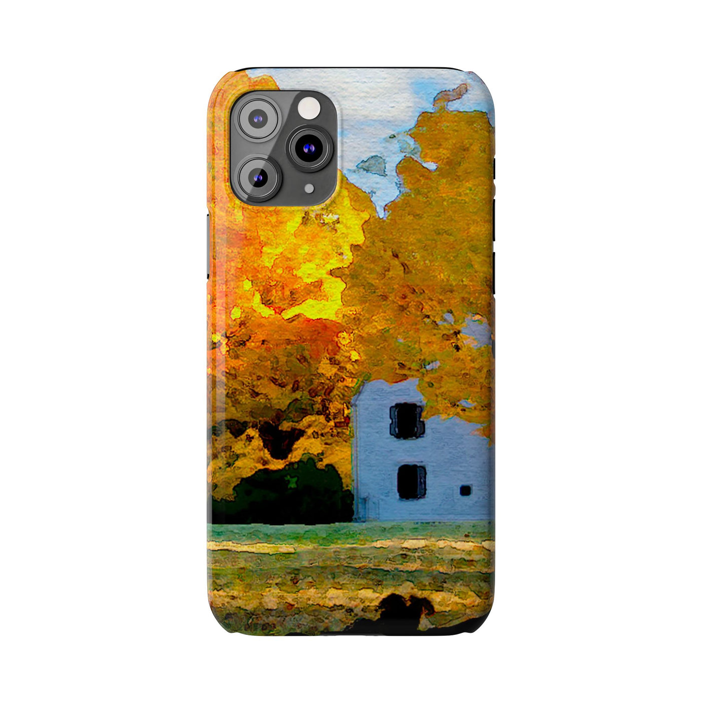 Slim Cute iPhone Cases - | iPhone 15 Case | iPhone 15 Pro Max Case, Iphone 14 Case, Iphone 14 Pro Max, Iphone 13, New England Fall Leaves